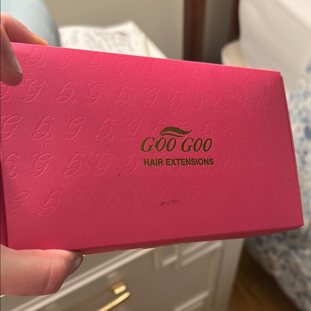 Goo Goo Hair Extensions Pink Box
